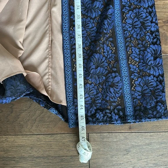 BCBGMaxAzria Cailean Midnight Blue Lace Dress - Picture 13 of 15